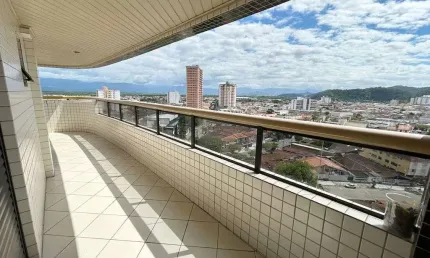 Apartamento semi mobiliado de 3 dorm 2 suites sacada na guilhermina pg