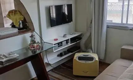 Apartamento mobiliado de 1 dormitório na Guilhermina com elevador.