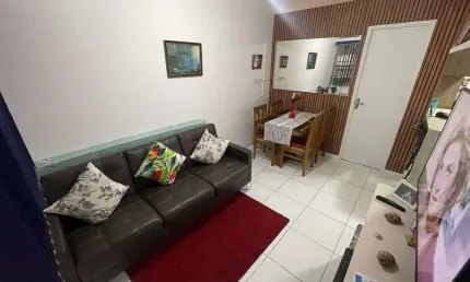 ✨ charme e conforto no canto do forte – 1 dormitório de frente para o mar!