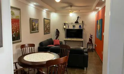 Apartamento com 2 quartos à venda na avenida caetés, 237, tupi, praia grande, 100 m2 por r$ 650.000