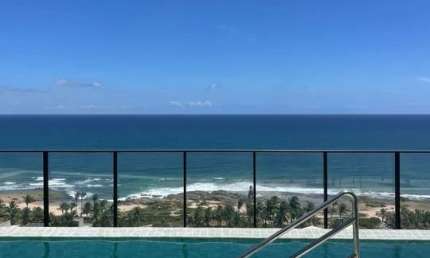 Studio Nascente com Vista Mar e Lazer Completo em Itapuã