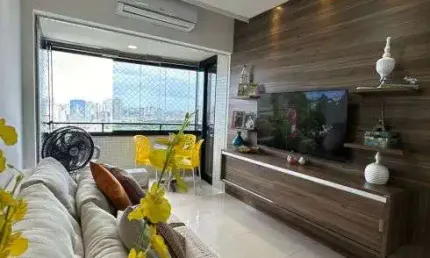 Apartamento - 3/4 com suíte - 90m² - andar alto - armação
