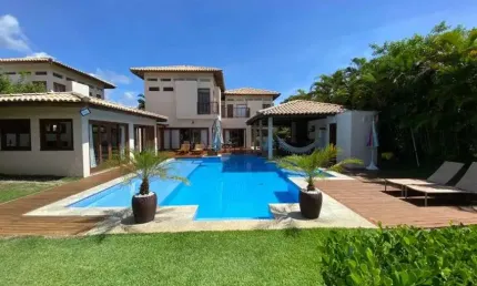 CASA LUXUOSA - 4 SUÍTES - PORTEIRA FECHADA - SAUÍPE