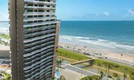 Apartamento - 2 suítes - nascente - beach class jaguaribe