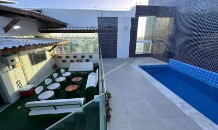 COBERTURA DUPLEX - 3 QUARTOS SENDO 2 SUÍTES - LAURO DE FREITAS
