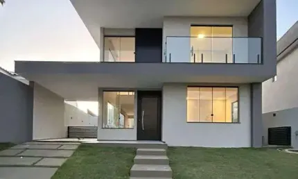 Casa luxuosa - 4 suítes - alphaville litoral norte 2