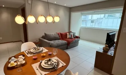 Lindo apartamento de 2/4, finamente decorado com 2 vagas na Pituba