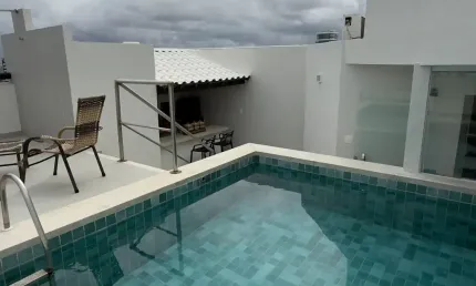 Excelente cobertura  duplex, no caminho das arvores