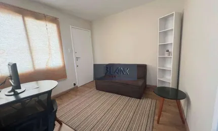 Apartamento com 1 dormitório para alugar, 37 m² mobiliado