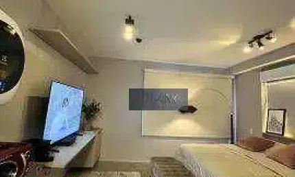 Apartamento com 1 dormitório à venda, 29 m² por r$ 495.000,00 - moema - são paulo/sp