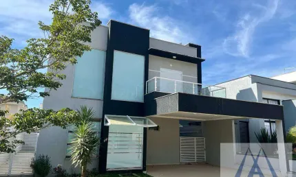 Sobrado em condominio fechado com 3 suítes - residencial veredas