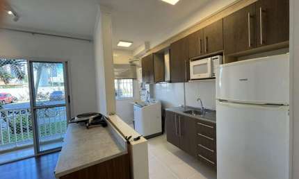 Apartamento com armarios à venda no Condomínio Máximo Mogi / PNE com 1 dormt e 50m² /  Vila Mogilar, Mogi das Cruzes/SP