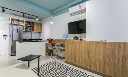 Studio no bairro pantanal, mobiliado, 1 vaga de garagem, à poucos metros da ufsc, florianópolis/sc