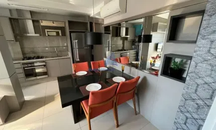 Apartamento Alto Padrão de 1 dormitório, finamente mobiliado e decorado, no bairro Trindade, Florianópolis/SC
