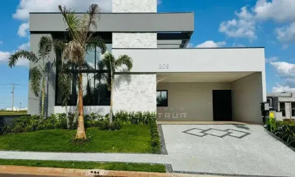 Casa terrea com piscina aquecida no condomínio santorini em paulínia/sp.