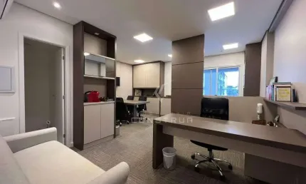 Sala mobiliada para alugar no setin midtown em campinas/sp