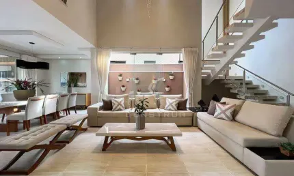 Casa mobiliada com fino acabamento no condomínio villa do sol - valinhos/sp