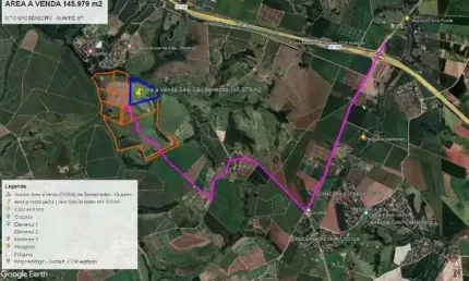 Terreno à venda na chácara cruzeiro do sul, sumaré , 145979 m2 por r$ 12.000.000