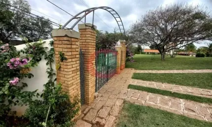 Chácara para venda em indaiatuba, terras de itaici, 4 dormitórios, 2 suítes, 4 banheiros, 4 vagas