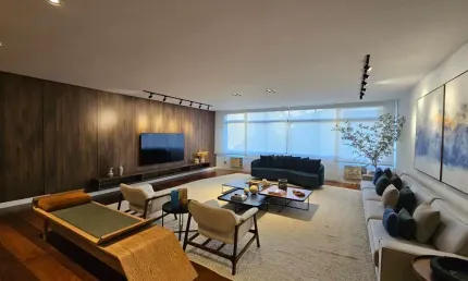 Apartamento com 4 quartos à venda no boqueirão, santos , 238 m2 por r$ 3.200.000