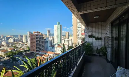 Apartamento com 4 quartos à venda na Aparecida, Santos , 165 m2 por R$ 1.280.000