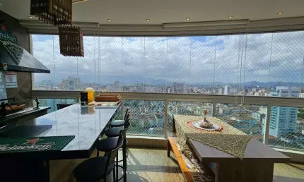 Apartamento com 3 quartos para alugar no boqueirão, santos , 124 m2 por r$ 10.000