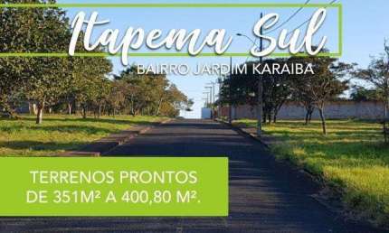 Terreno à venda, Jardim Karaíba - Uberlândia/MG - Rotina Imobiliária