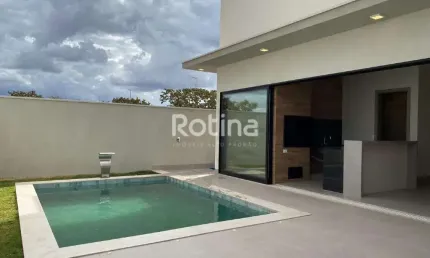 Casa Condomínio Fechado à venda, 3 quartos, Cond. Gsp Arts - Uberlândia/MG - Rotina Imobiliária