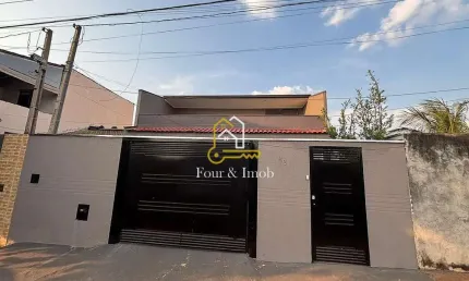 Casa com 3 quartos à venda na Avenida Georgina Porfírio Valente, Jardim Residencial Lupo II, Araraquara