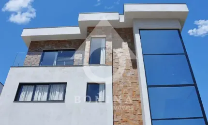 Lindíssima residência com arquitetura moderna à venda no condomínio Terras de Jundiaí