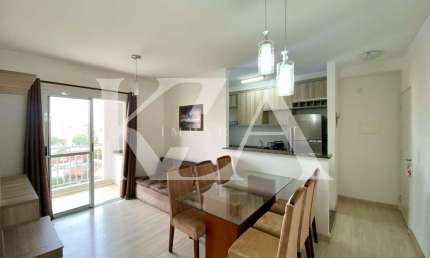 Semi- Mobiliado- Practice Club House- LOCAÇÃO- Apartamento com 2 dormitórios sendo 1 suíte- Sol da manhã- Vista livre- 69m²