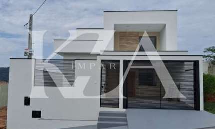 Casa NOVA- Com 150m² no Jardim Primavera em Itupeva- 3 dorm, sendo 1 suíte- vaga coberta com portão automatizado, área Gourmet e quintal