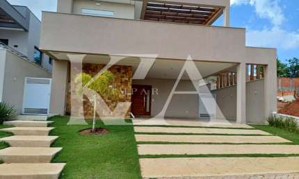 Casa de luxo com piscina em condomínio no Residencial Pecan, Itupeva-SP: