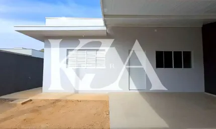 Casa Nova TÉRREA- Jardim Itália em Itupeva- Sp- Com 2 dormitórios amplos, sendo 1 suíte- Quintal