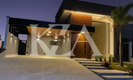 Casas terrea condominio pecan exelente projeto  164m²