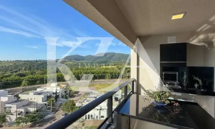 Chronos Residencial apto 95m2 reformado e semimobiliado pronto para morar em andar alto com vista para a Serra do Japi no Eloy Chaves, Jundiaí-SP