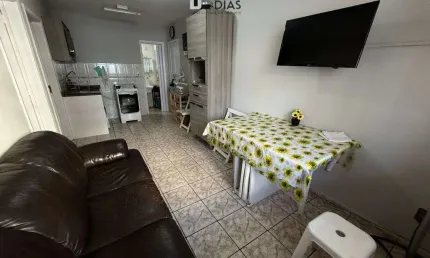 Apartamento para locação no canto do forte - 2 dormitórios, mobiliado.
