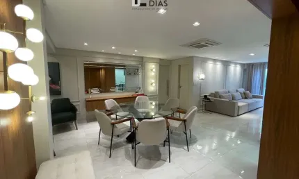 Apartamento alto padrão para locação na tupi - vista mar