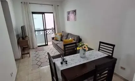 Apartamento para locação na guilhermina - 2 dormitórios, mobiliado.