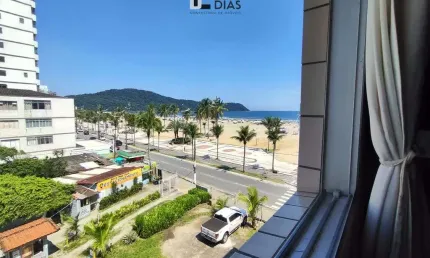 Apartamento a venda no boqueirão - 1 dormitório, frente mar.