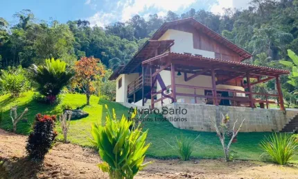 Lindo sítio em domingos martins com 4 dormitórios à venda, 20000 m² por r$ 1.200.000 - circuito vale da estação ,- domingos martins/es