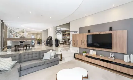 Casa em condomínio fechado com 3 quartos à venda na Rua Inácio Wichnewski, 961, Orleans, Curitiba, 340 m2 por R$ 3.350.000
