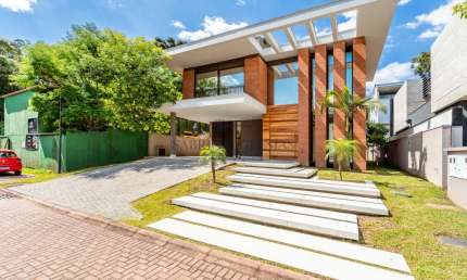 Casa em condomínio fechado com 4 quartos à venda na Rua João Menegusso, 565, Santa Felicidade, Curitiba, 428 m2 por R$ 6.800.000