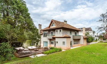 Casa em condomínio fechado com 4 quartos à venda na rua curiangos, 1210, alphaville graciosa, pinhais, 491 m2 por r$ 5.900.000