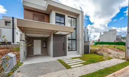 Casa em condomínio fechado com 3 quartos à venda na Rua Irma Schreiner Maran, 503, Santa Cândida, Curitiba, 181 m2 por R$ 1.290.000