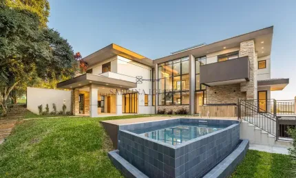 Casa em condomínio fechado com 5 quartos à venda na br277/376 rodovia do café, 7291, riviera, curitiba, 567 m2 por r$ 5.990.000