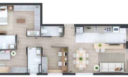 Apartamento com 3 quartos à venda na Rua Belém, 165, Cabral, Curitiba, 99 m2 por R$ 1.150.000