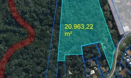 Terreno à venda na teodoro makiolka, 3474, santa cândida, curitiba, 20046 m2 por r$ 8.800.000