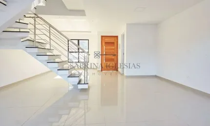 Casa em condomínio fechado com 3 quartos à venda na rua emanoel voluz, 1301, pinheirinho, curitiba, 130 m2 por r$ 850.000