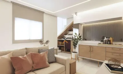 Cobertura com 2 dormitórios à venda, 103 m² por r$ 585.000,00 - santa maria - santo andré/sp